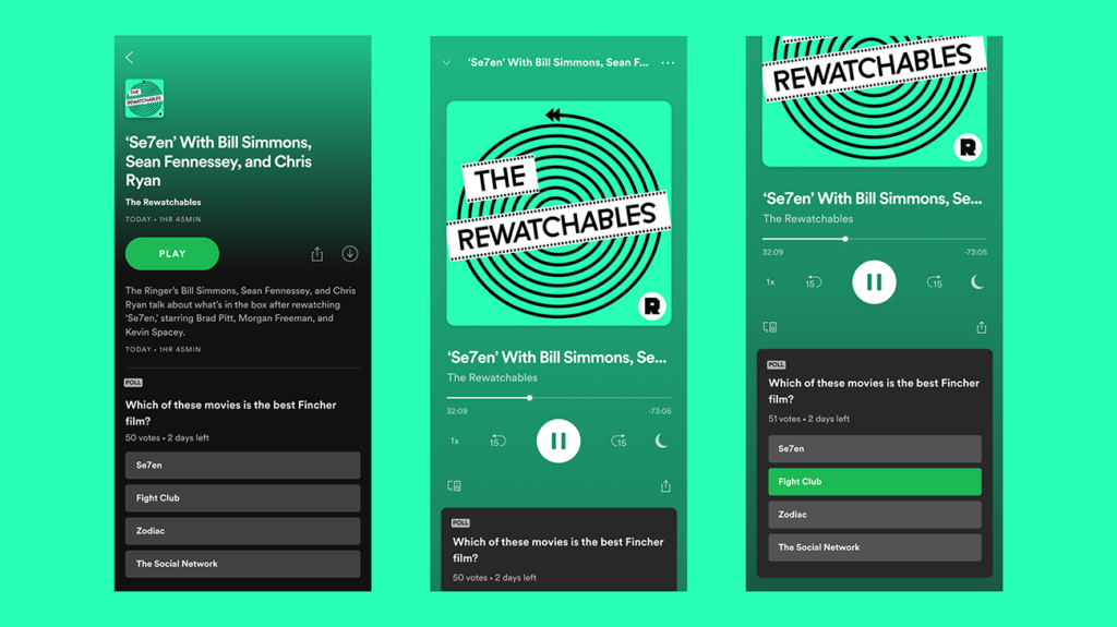 Spotify adds a new Polls feature allowing podcasters to engage with